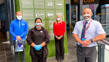 The Atrium and Camberley BID shows their support for clear face coverings to help the deaf community