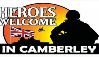 Camberley Town Centre gives a Heroes Welcome to Armed Forces and their families