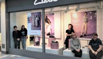 Clarks Celebrates Successful Return to The Square Camberley